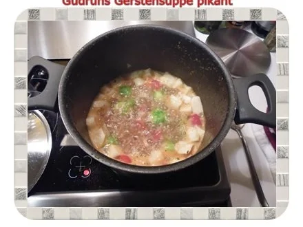 Rezept: Suppe: Gerstensuppe pikant Bild Nr. 6 Suppe: Gerstensuppe pikant - Rezept - Bild Nr. 6