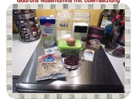 Muffins: Nussmuffins mit Überraschung - Rezept - Bild Nr. 3