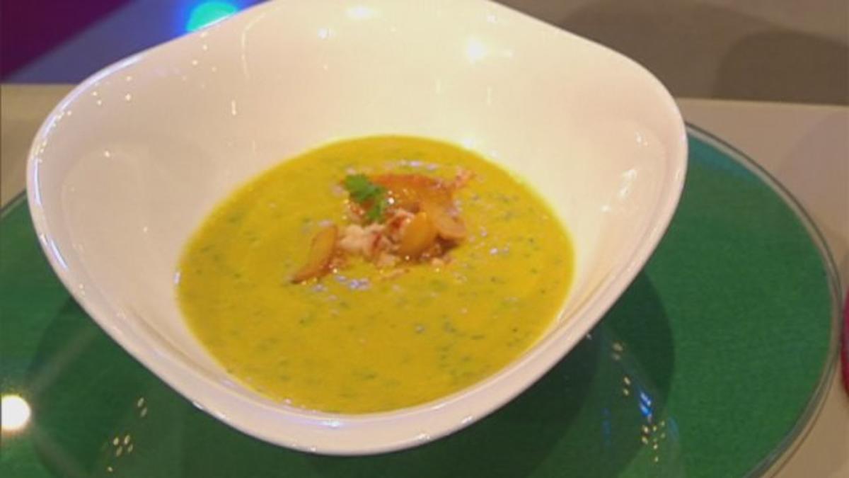 Bilder für Exotische Karotten-Suppe mit Flusskrebsen (Katrin Müller-Hohenstein) - Rezept