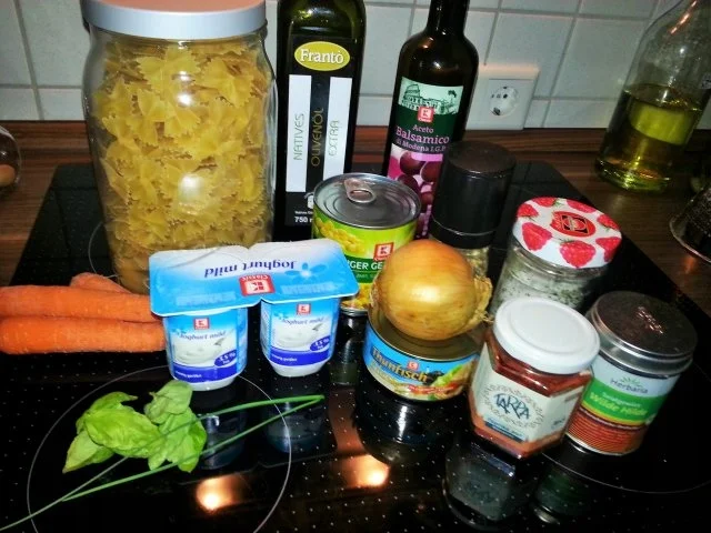 Thunfisch Nudelsalat mit frittierten Kapern - Rezept - Bild Nr. 2