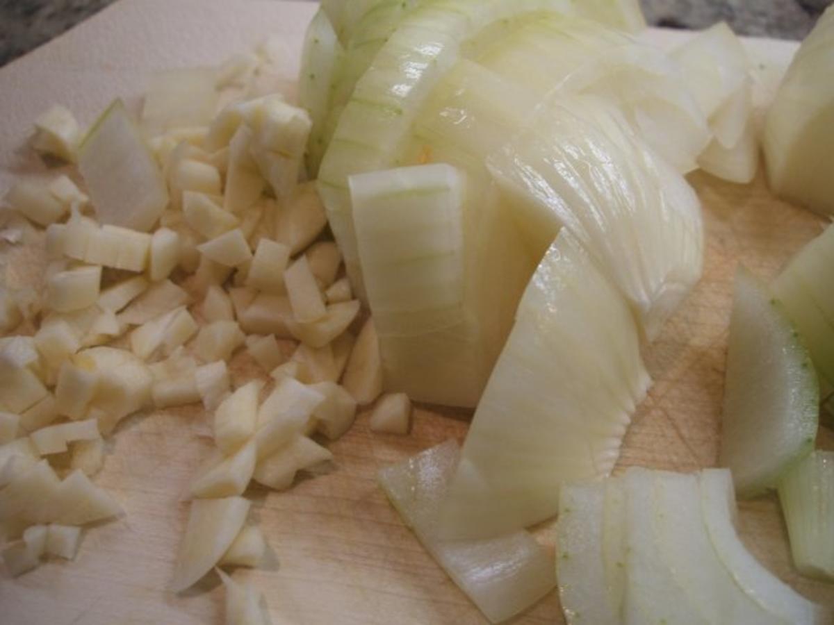 Geflügel: Hähnchen-Geschnetzeltes in Schmorgemüse mit Kräuter-Butter-Reis - Rezept - Bild Nr. 4