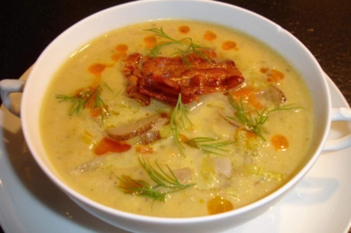 Bilder für Topinambursuppe mit Wurzelgemüse - Rezept