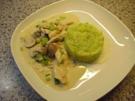 Hähnchengeschnetzeltes mit Kräuter-Kartoffelpüree - Rezept