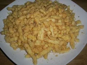 Quarkspätzle mit Zuckerbrösel - Rezept