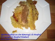 Auflauf – Röstihackauflauf aus dem Römertopf a’la Manfred - Rezept