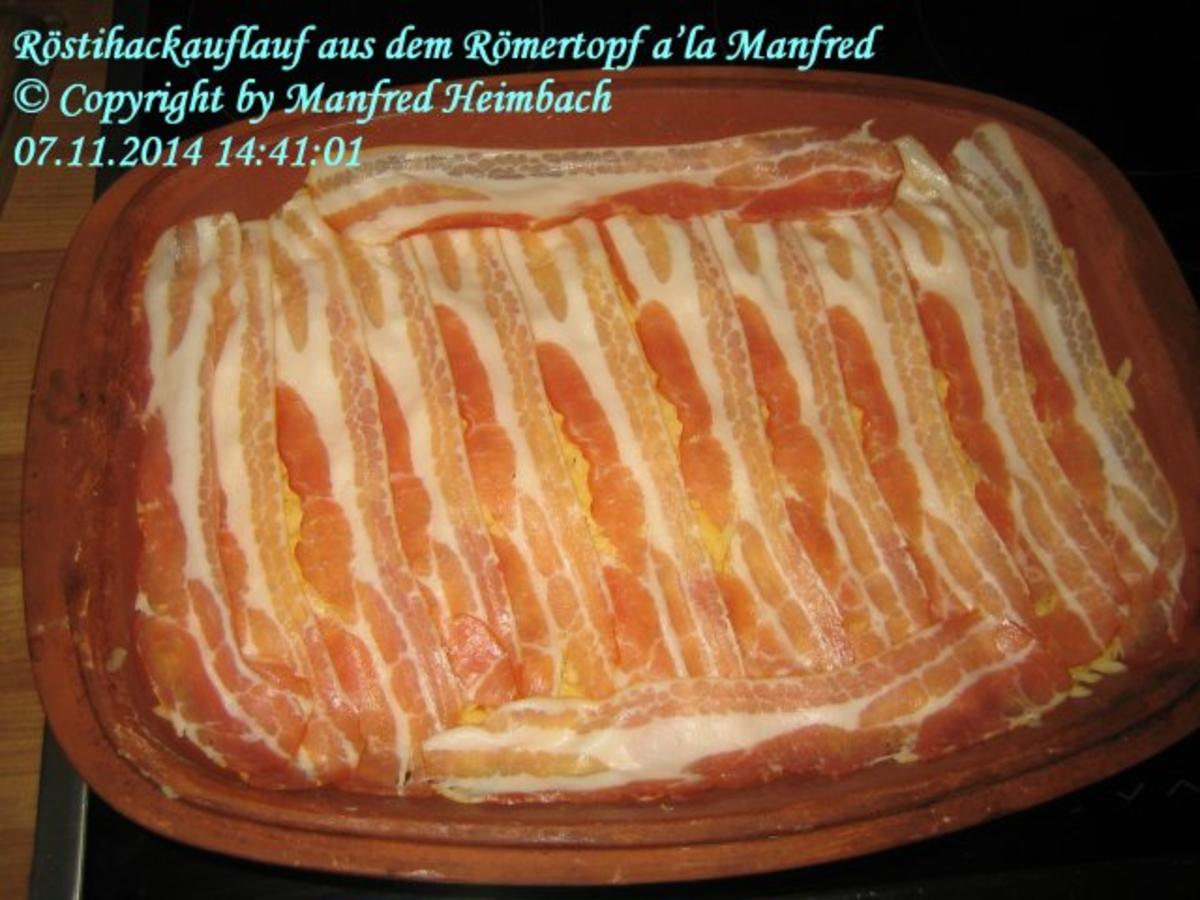 Auflauf – Röstihackauflauf aus dem Römertopf a’la Manfred - Rezept - Bild Nr. 6