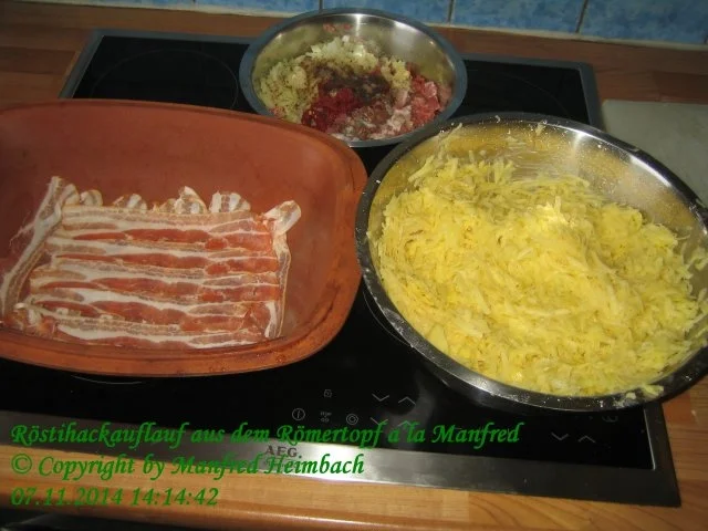 Auflauf – Röstihackauflauf aus dem Römertopf a’la Manfred - Rezept - Bild Nr. 11