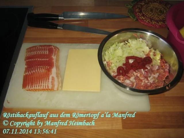 Auflauf – Röstihackauflauf aus dem Römertopf a’la Manfred - Rezept - Bild Nr. 12