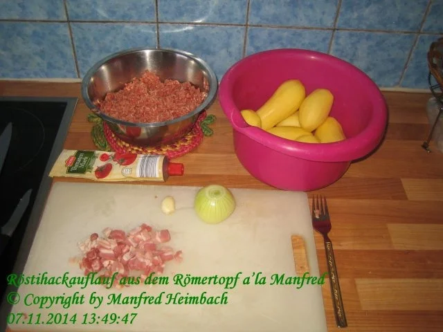 Auflauf – Röstihackauflauf aus dem Römertopf a’la Manfred - Rezept - Bild Nr. 13
