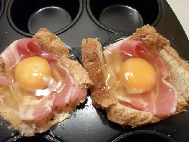 Toastmuffin mit Speck und Ei - Rezept - Bild Nr. 12