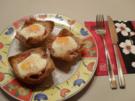 Toastmuffin mit Speck und Ei - Rezept