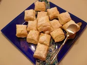 Schokobons im Blätterteig - Rezept