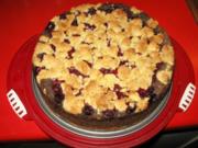 Mohn - Kirsch - Kuchen mit Streusel - Rezept