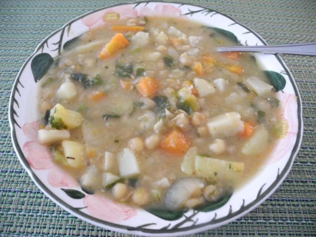 Suppen & Eintöpfe : Erbsen - Suppe ... ganz OHNE Fleisch - Rezept