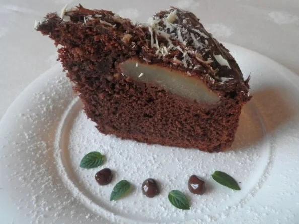 Kleiner Schokoladen - Birnen - Kuchen - Rezept - Bild Nr. 2