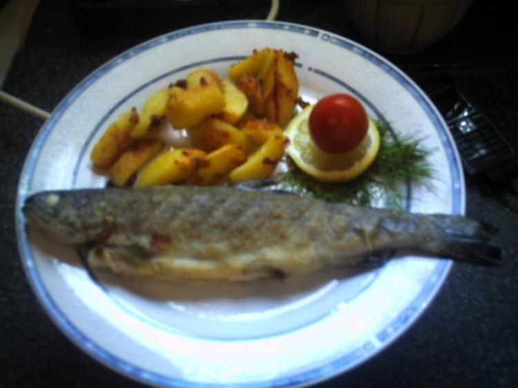 Forelle gebraten in der Pfanne - schnell &amp; einfach - 102 kcal/100g