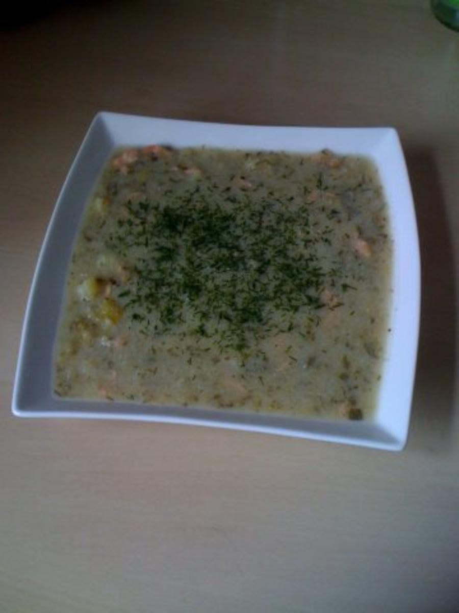 Leo´s  Lachscremesuppe - Rezept