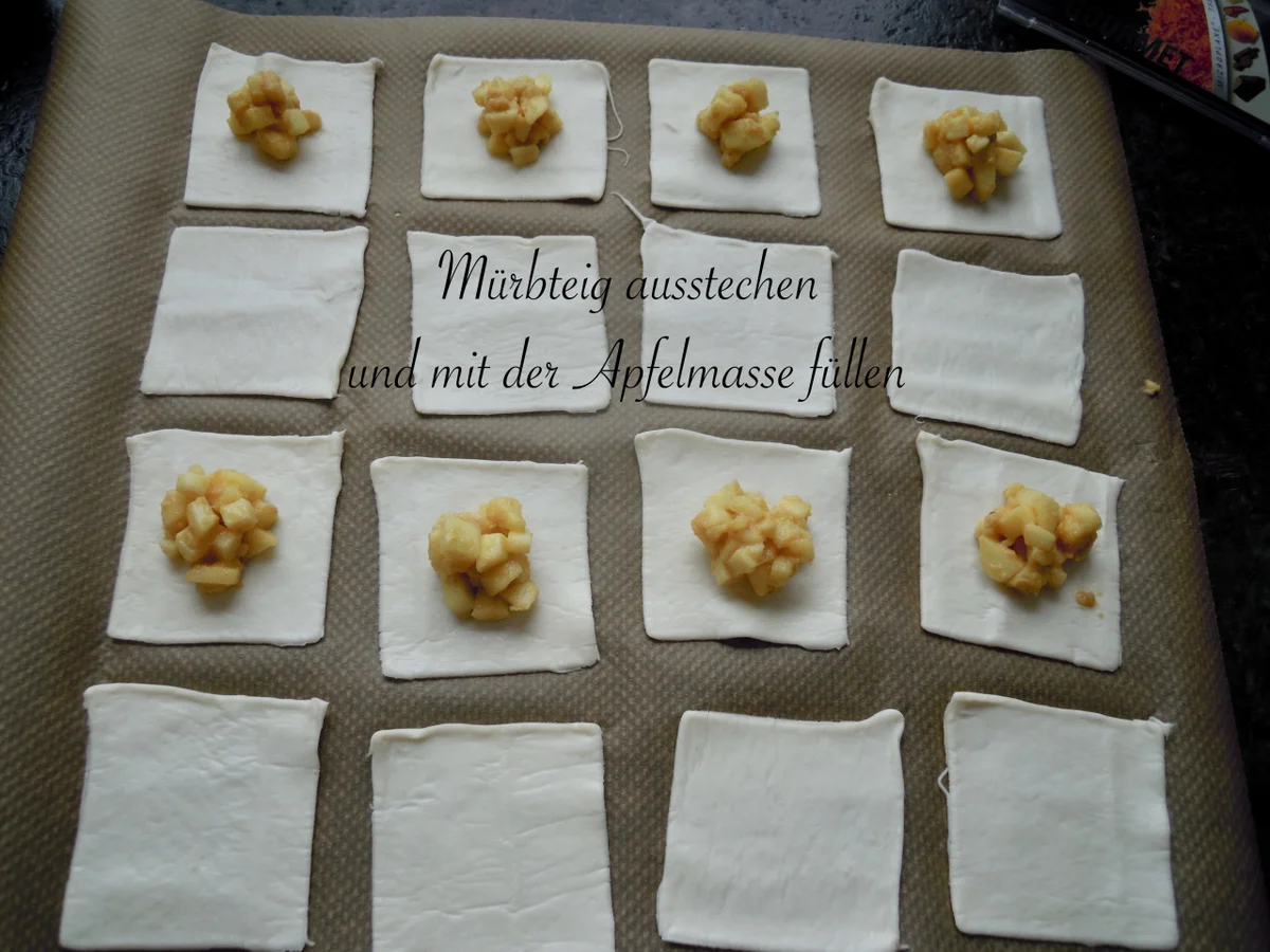 Rezept: Mürbteig Apfel Taschen Bild Nr. 18 Mürbteig Apfel Taschen - Rezept - Bild Nr. 18