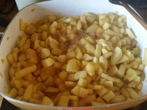 Apfelkuchen aufgerollt - Rezept - Bild Nr. 3