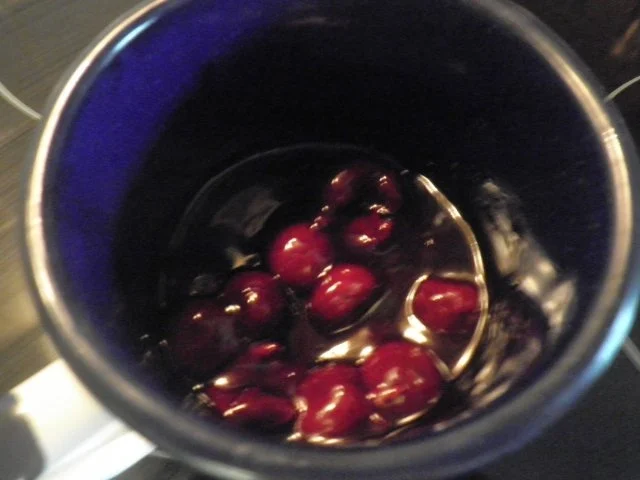 Schnelles Schokoladen - Kirsch - Dessert - Rezept - Bild Nr. 4