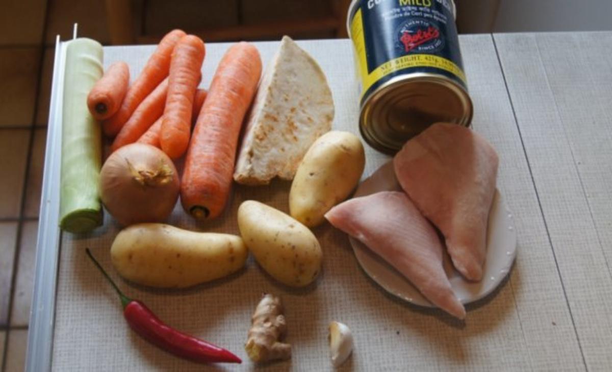 Curry-Gemüsesuppe mit Einlage - Rezept - Bild Nr. 2
