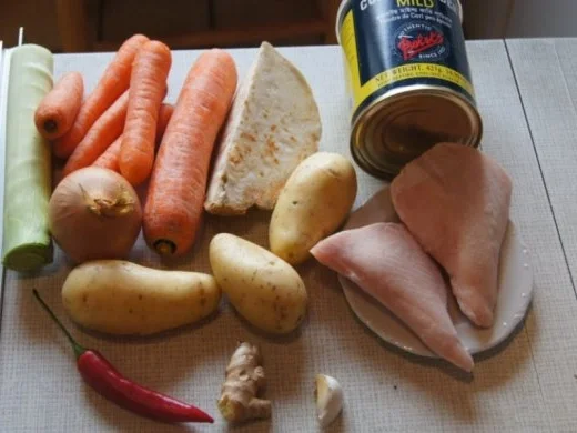 Curry-Gemüsesuppe mit Einlage - Rezept - Bild Nr. 2