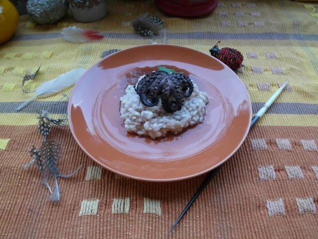 Baby-Oktopus-Risotto - Rezept