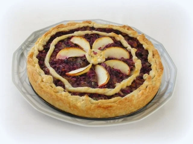 Rotkraut Kuchen mit Entenfleisch - Rezept - Bild Nr. 2