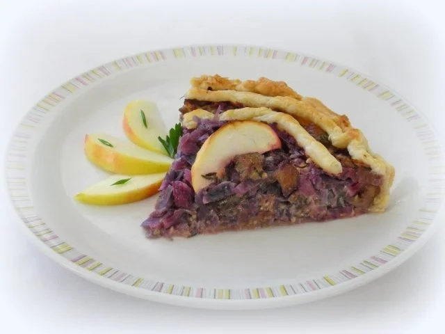 Rotkraut Kuchen mit Entenfleisch - Rezept - Bild Nr. 3