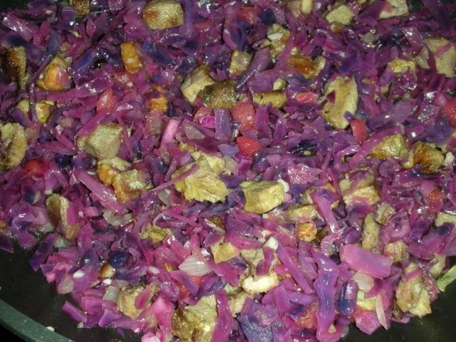 Rotkraut Kuchen mit Entenfleisch - Rezept - Bild Nr. 16