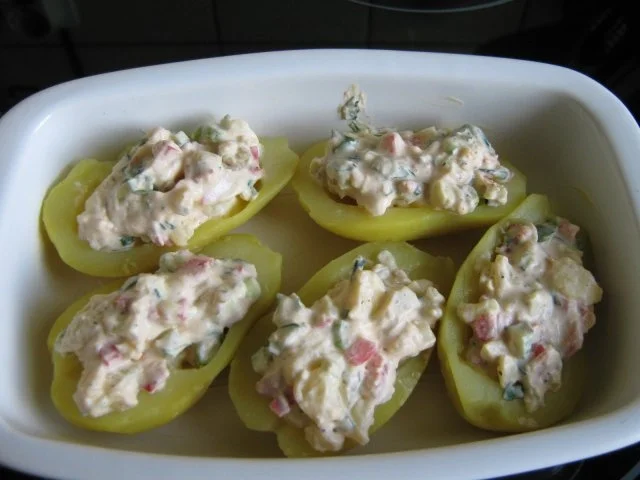gefüllte und überbackene Kartoffeln - Rezept - Bild Nr. 3