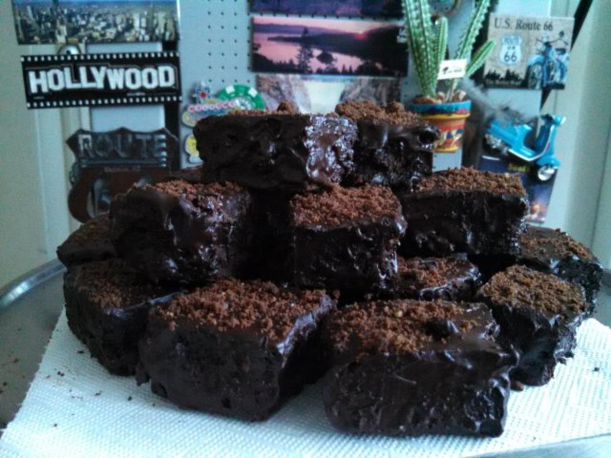 Bilder für American Double Choco Brownies - Rezept