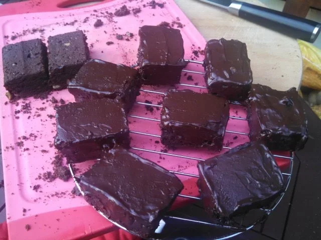 Rezept: American Double Choco Brownies Bild Nr. 6 American Double Choco Brownies - Rezept - Bild Nr. 6