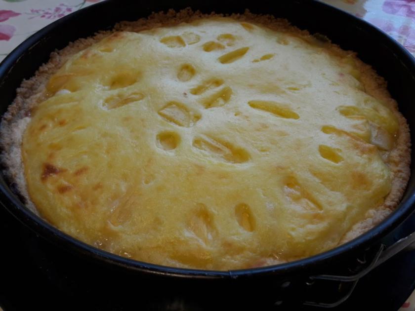 Birnenkuchen mit Schmand+Sahne 2 Variante - einfach - 323 kcal/100g