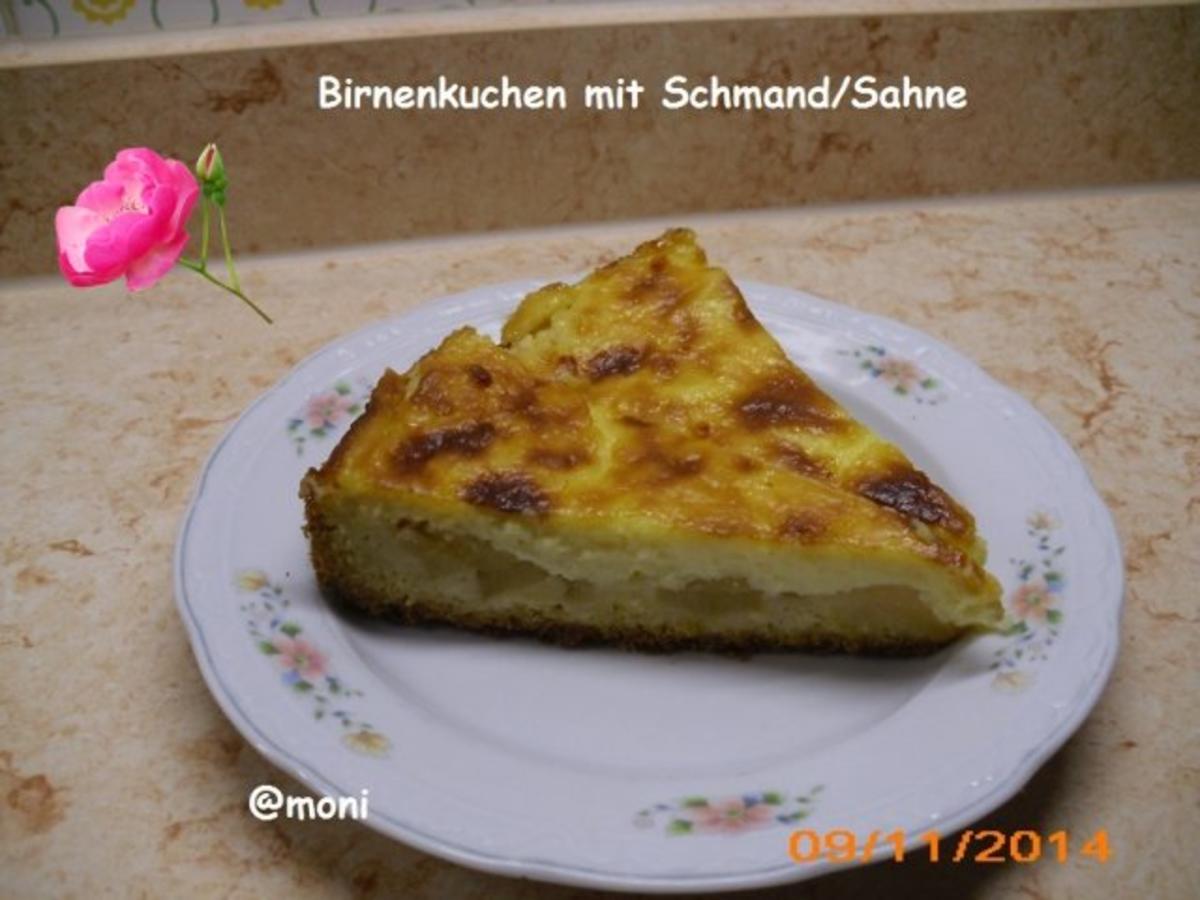 Birnenkuchen mit Schmand+Sahne (2. Variante) - Rezept