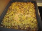 Hackfleischauflauf mit Zucchini und Schafskäse - Rezept