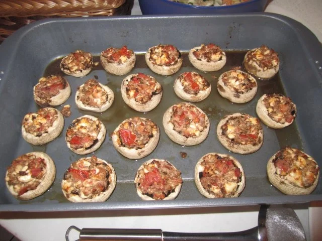 Gefüllte Champignons - Rezept