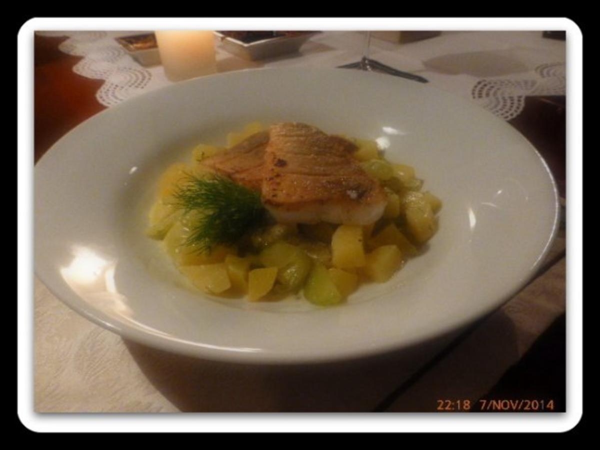 Gurken-Kartoffel-Ragout mit kross gebratenem Zanderfilet - Rezept By
golfvornholz