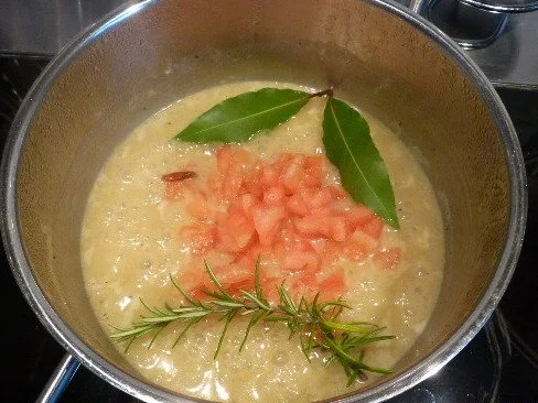 Rezept: Weiße Bohnen mit Speck,Mettwurst und gebratener Blutwurst Bild Nr. 3 Weiße Bohnen mit Speck,Mettwurst und gebratener Blutwurst - Rezept - Bild Nr. 3