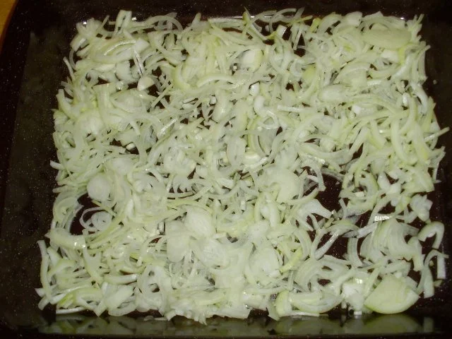 Rezept: Hähnchenschenkel im Paprika-Zwiebel-Riesling-Sud Bild Nr. 3 Hähnchenschenkel im Paprika-Zwiebel-Riesling-Sud - Rezept - Bild Nr. 3