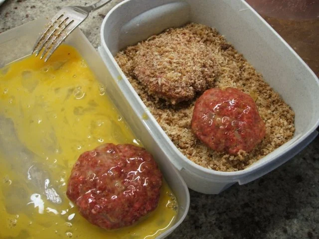 Fleisch: Panierte Fleischküchle mit cremigem Rübengemüse - Rezept - Bild Nr. 7