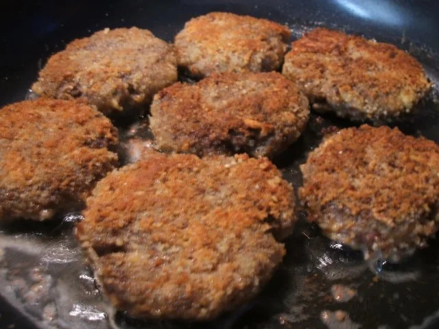 Fleisch: Panierte Fleischküchle mit cremigem Rübengemüse - Rezept - Bild Nr. 9