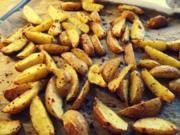 Beilage: Gomasio-Kartoffelspalten aus dem Ofen - Rezept
