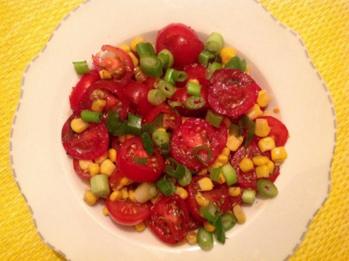 Tomaten-Mais-Salat mit Schwarzwurzeln und Brie - Rezept - Bild Nr. 10