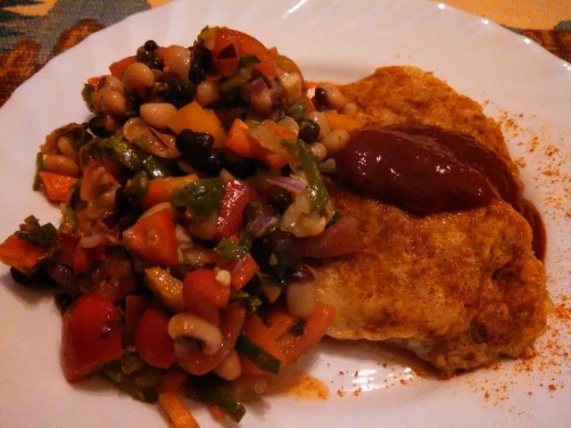 Rezept: Texas Caviar mit Filet Medaillon Texas Caviar mit Filet Medaillon - Rezept