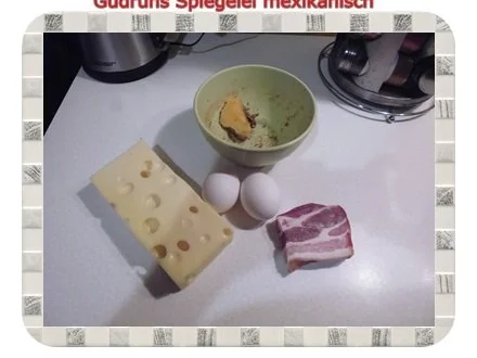 Rezept: Abendbrot: Spiegelei mexikanisch Bild Nr. 2 Abendbrot: Spiegelei mexikanisch - Rezept - Bild Nr. 2