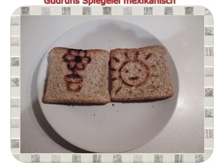 Rezept: Abendbrot: Spiegelei mexikanisch Bild Nr. 7 Abendbrot: Spiegelei mexikanisch - Rezept - Bild Nr. 7