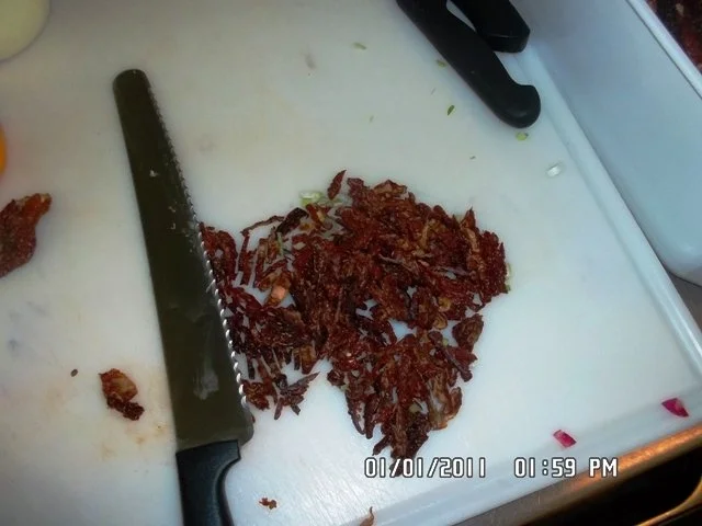 Rezept: Nudelsalat mit getrockneten Tomaten Bild Nr. 2 Nudelsalat mit getrockneten Tomaten - Rezept - Bild Nr. 2