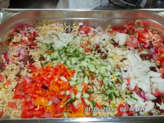 Rezept: Nudelsalat mit getrockneten Tomaten Bild Nr. 6 Nudelsalat mit getrockneten Tomaten - Rezept - Bild Nr. 6