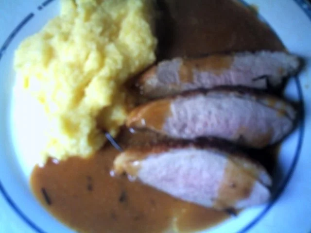 Enten-Brust mit Polenta - Rezept - Bild Nr. 3